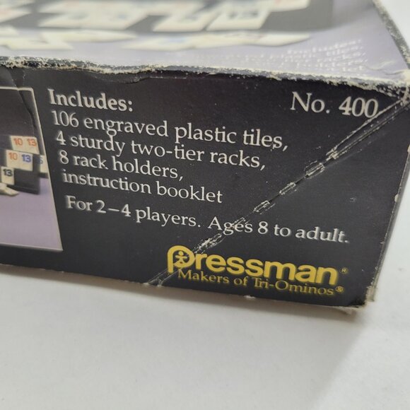 Rummikub Original Game Vintage 1980 Rummy Tile Pressman No 400 Complete w Rules - Picture 3 of 9